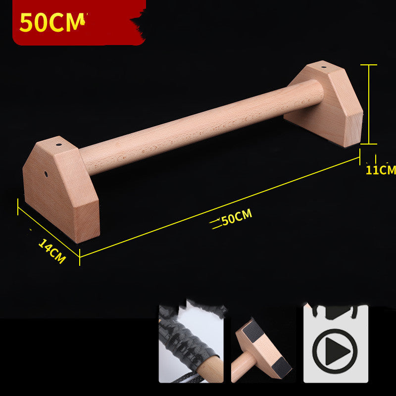 Handcrafted Beech Wood Parallettes for Calisthenics & Yoga Stability