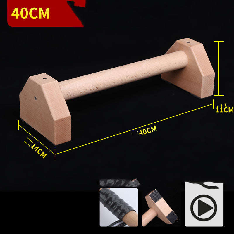 Handcrafted Beech Wood Parallettes for Calisthenics & Yoga Stability