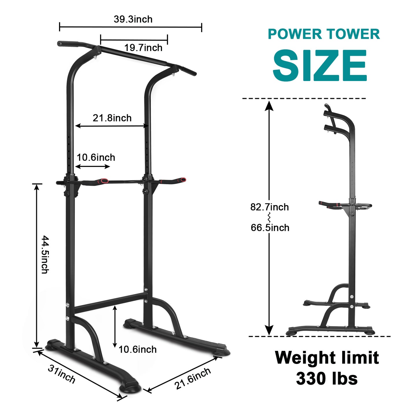 Mastery Power Tower-Pull ups &Dip station